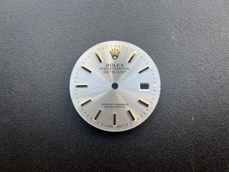 Higher Quality Of 28mm Silver Sunburst Dial Marked Rolex Symbol With Golden Sticks For Mens 2-tone Or Golden DATEJUST Watch Fit ETA 2836 Or DG 2813 Or MIYOTA 8215 Automatic Movement With DWO