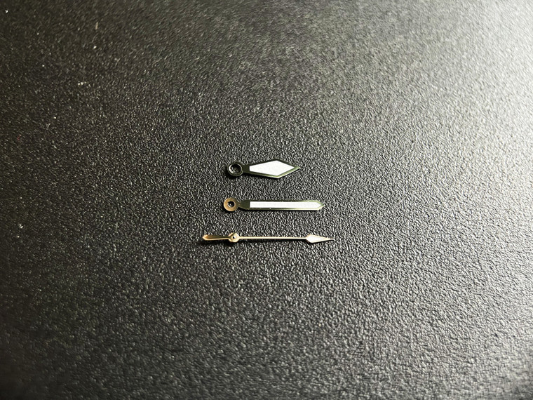 One Set Of Silver Arrow Sword Watch Hands With White Luminova For 29mm Rolex 5517 5513 Military Submariner Or 31mm Omega Seamaster 300 Dial Fit NH35/38 Movements