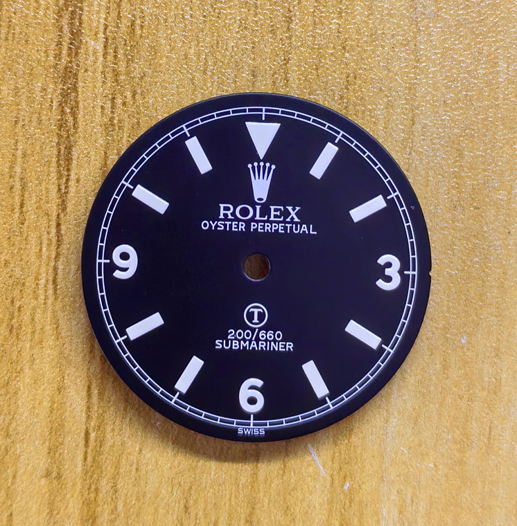 29mm 6538 Vintage Milsub 369 Submariner Dial With Super White Lume Marked Rolex Symbol for ETA 2836 Or 2824 Or NH35/38 Or DG 2813 OR Miyota 8215 movement