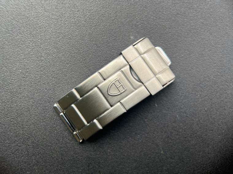 Tudor Signed Stainless Steel All Brushed Flip-Lock Clasp for Vintage Style Of Mens 20mm Submariner Oyster Watch Band Bracelet
