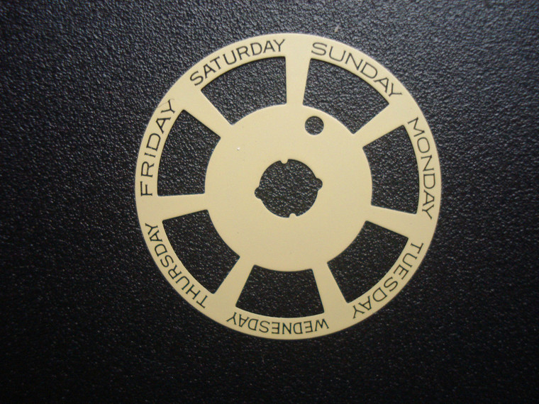 One Pc Champagne Day Disc Wheel Overlay Fit ETA 2836 Or DG 2813 Automatic Movement For The Mens Golden DAY-DATE Watch 