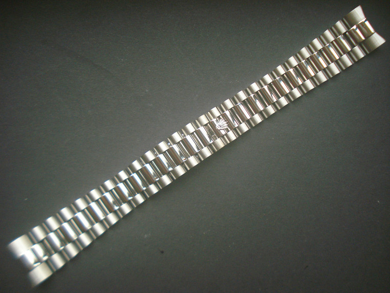 20mm Solid Steel President Band Bracelet With Signed Hidden Clap And Fixed Solid End Pieces For Mens New ROLEX DAY-DATE 118239 Watch