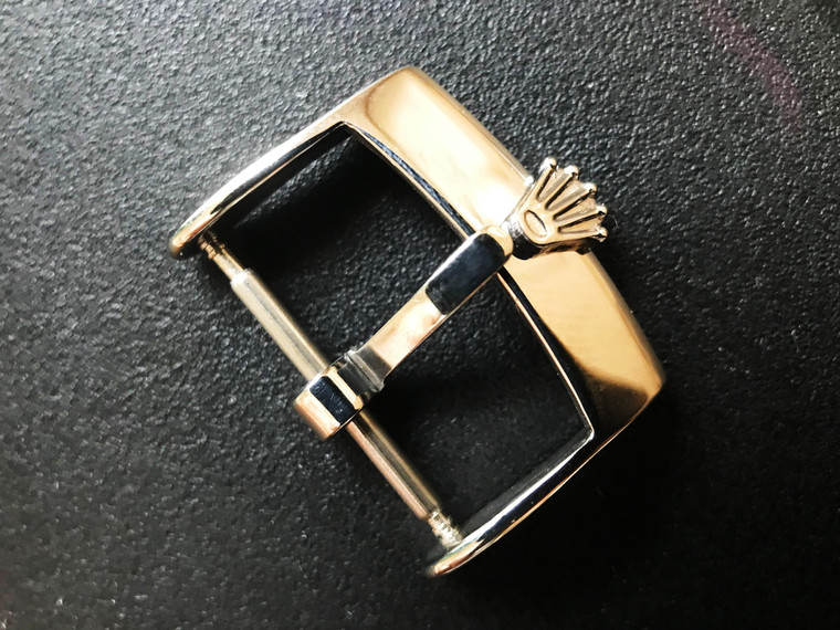 Stainless Steel Buckle Marked Rolex Crown Logo With 18mm Spring Bar For The 20mm Leather Or 18mm Nato Strap