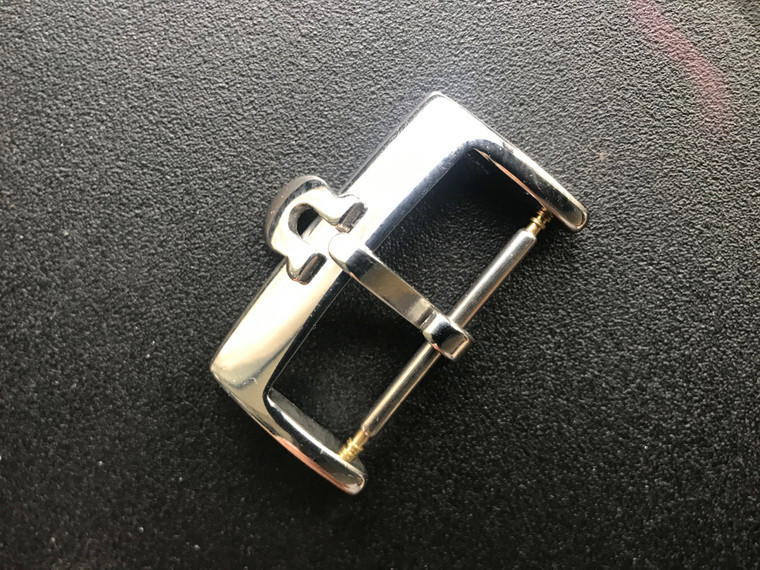 Stainless Steel Buckle Marked Omega Logo With 20mm Spring Bar For The 22mm Leather Or 20mm Nato Strap