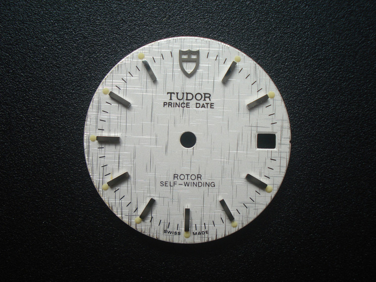 27mm Sculptured Silver Dial Marked TUDOR Logo With Silver Sticks And Date Window Fit ETA 2824 Or 2836 Or DG 2813 Or Miyota 8215 Movement For Mens Steel PRINCE DATE Watch