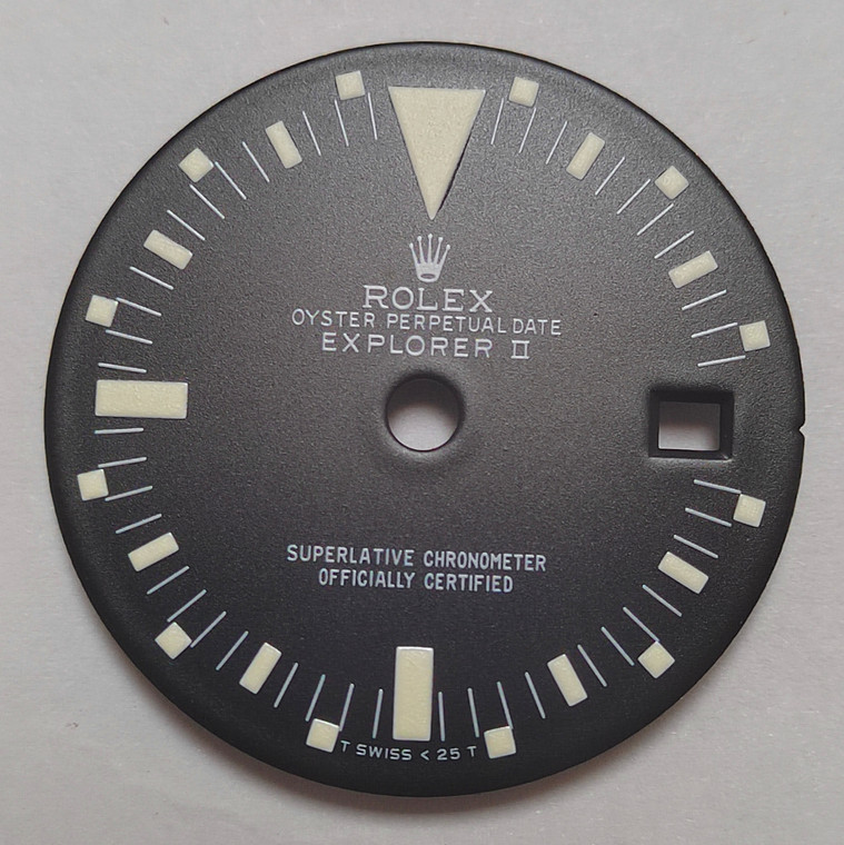 29mm Vintage Style Of Explorer II Steve McQueen 1655 Dial With Strong White Lume Marked Rolex Symbol Fit ETA 2836 DG 3804 movement For Mens 4 Hands Steel Watch