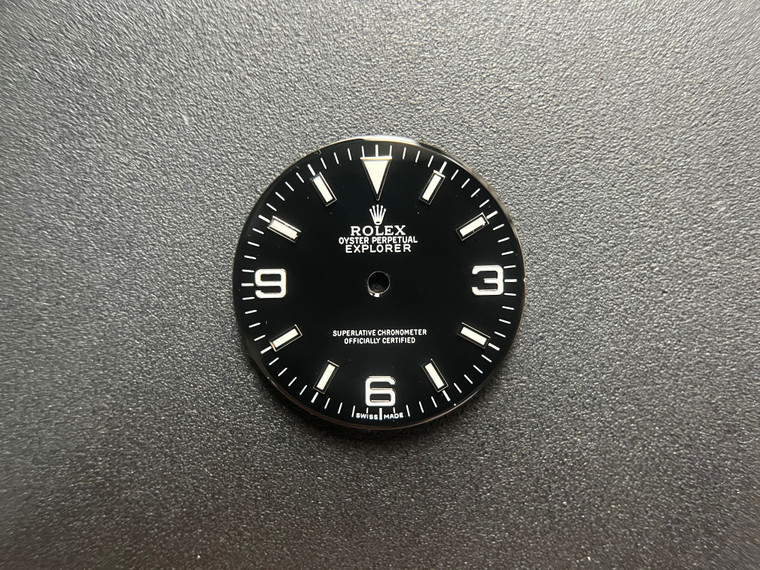 28.5mm 14270 Black Dial Marked Rolex Symbol And SWISS MADE With Luminous Sticks And Numbers Of 369 For Mens EXPLORER OYSTER PERPETUAL Watch Fit ETA 2824 2836 Or DG 2813 Or MIYOTA 8215 Automatic Movement