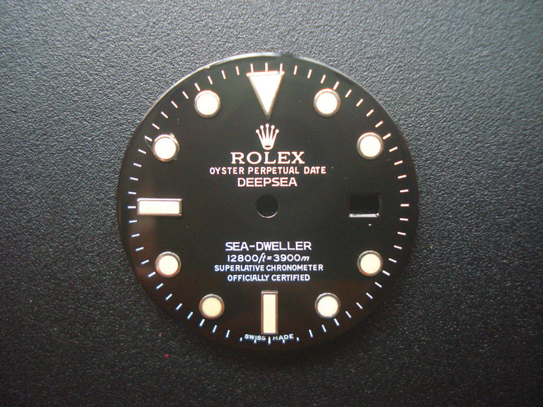 29mm 16660 Black Dial Marked Rolex Symbol For Mens Steel DEEPSEA SEA-DWELLER Watch Fit ETA 2836 And DG 2813 And MIYOTA 8215 Automatic Movement With DWO