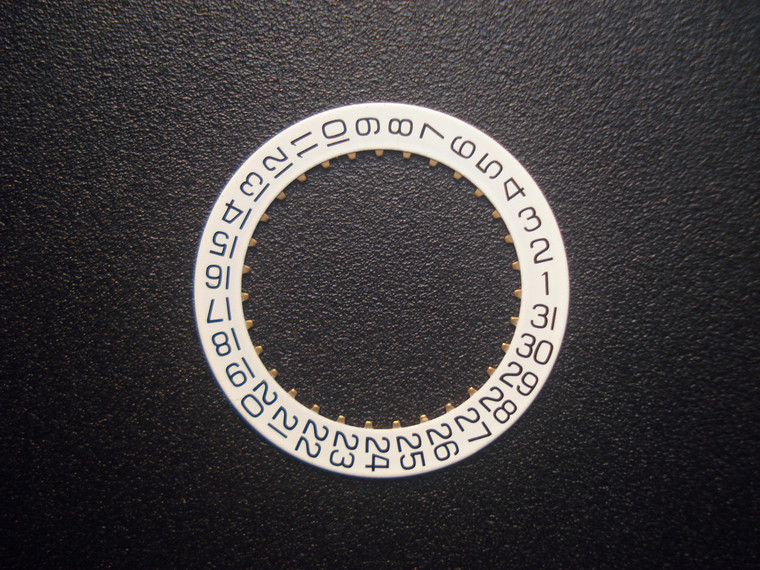 One Pc White Date Wheel Disc Fit ETA 2824 Automatic Movement For The Dial With Date Window On 3 O'clock