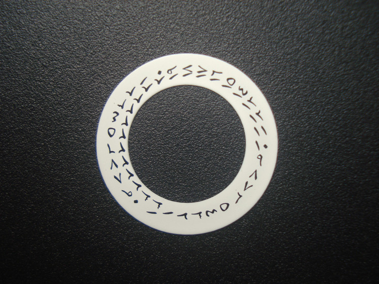 One Pc White Date Disc Wheel Overlay With Middle East Arabic Numbers  For ETA 2836 Or DG 2813 Or MIYOTA 8215 Automatic Movement Fit The Mens Rolex 3135 DATEJUST Or DAY-DATE Or SUBMARINER Or GMT-MASTER Watch