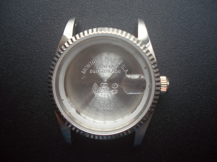 ROLEX Signed Vintage Style of 36mm Stainless Steel Watch Case With Fluted Bezel And 20mm Lugs Size Fit DATEJUST  Or DAY-DATE Dial In 28.5~29.0mm And  ETA 2836 Movement With Date Or Day Wheel Overlay