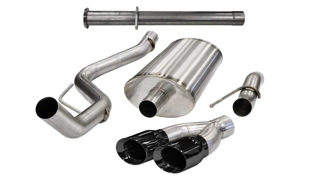 Corsa XTREME SOUND LEVEL (14760) 3.0IN CAT-BACK TWIN 4.0IN TIPS FORD F-150 144 WB 2011-2014 RAPTOR 6.2L