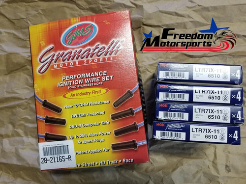 28-2116S-R - Granatelli Motorsports Red Spark Plug Wire Set For Ford 6.2L 28-2116S-R - Granatelli Motorsports Red Spark Plug Wire Set For Ford 6.2L