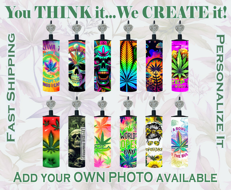Hookah Tumbler with Personalization Available - 12 Designs Available