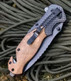 Best Ever Series - Laser Engraved Wood Handled X50 Tactical Knife