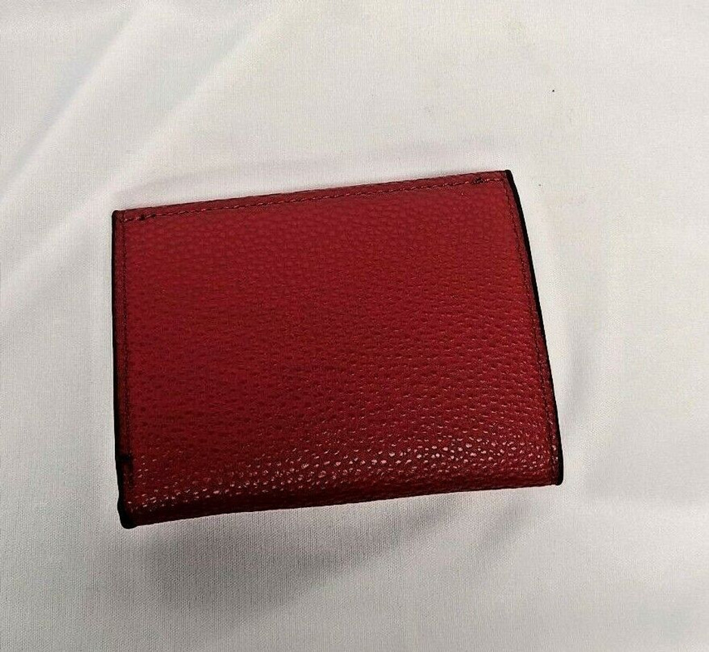 Faux Leather Red Wallet