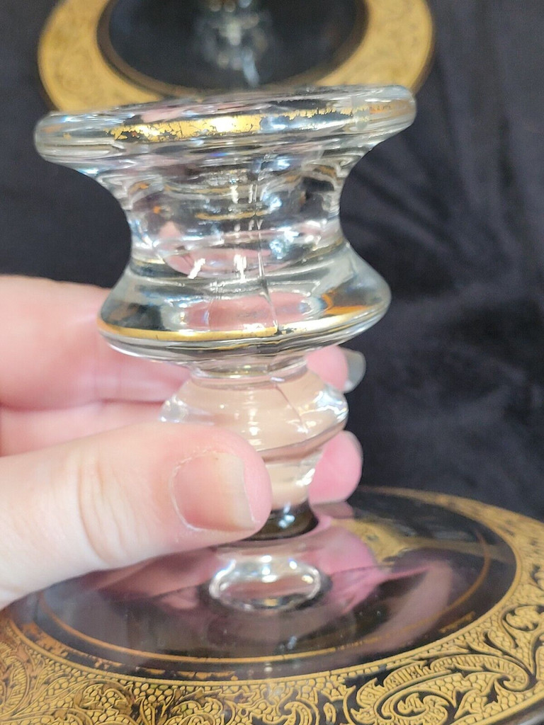 Vintage Cambridge Glass Candlesticks