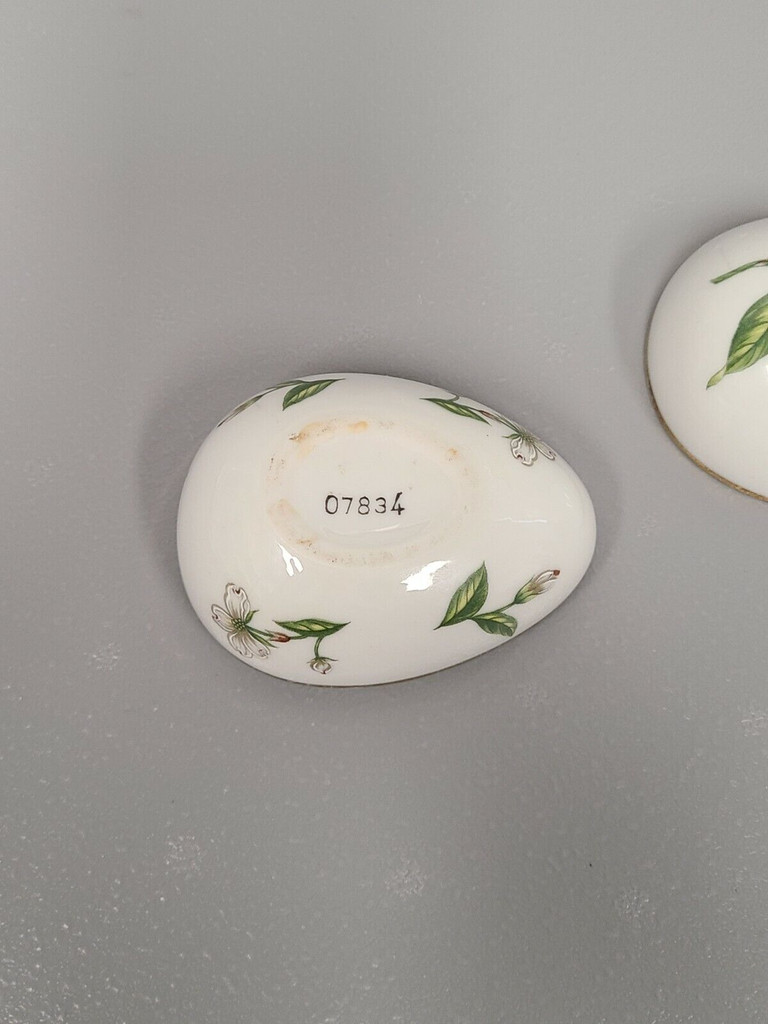 Miniature Egg Porcelain Trinket Box