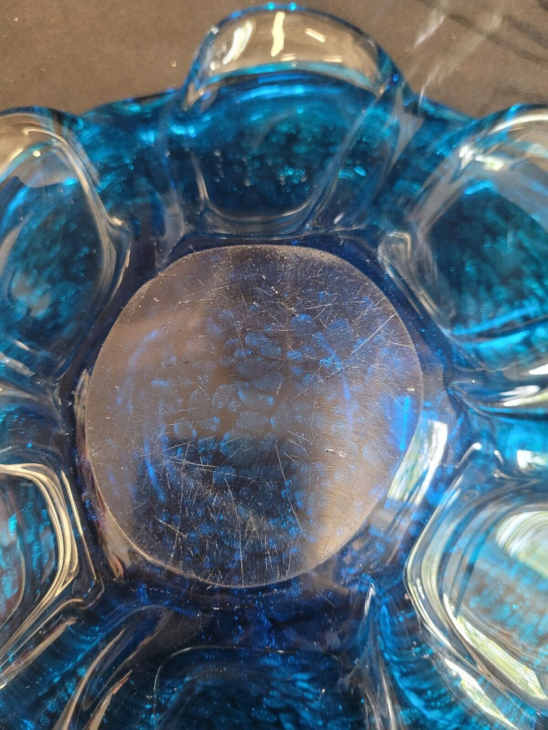 Blue Bowl with Avventurina