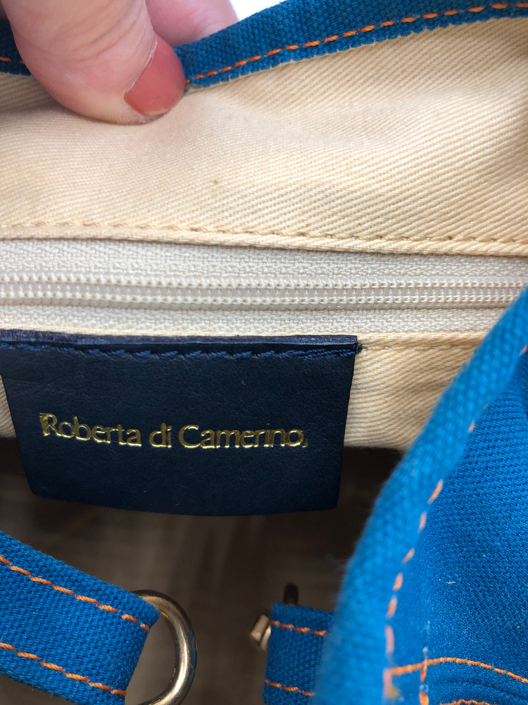 Roberta di Camerino Blue Bag