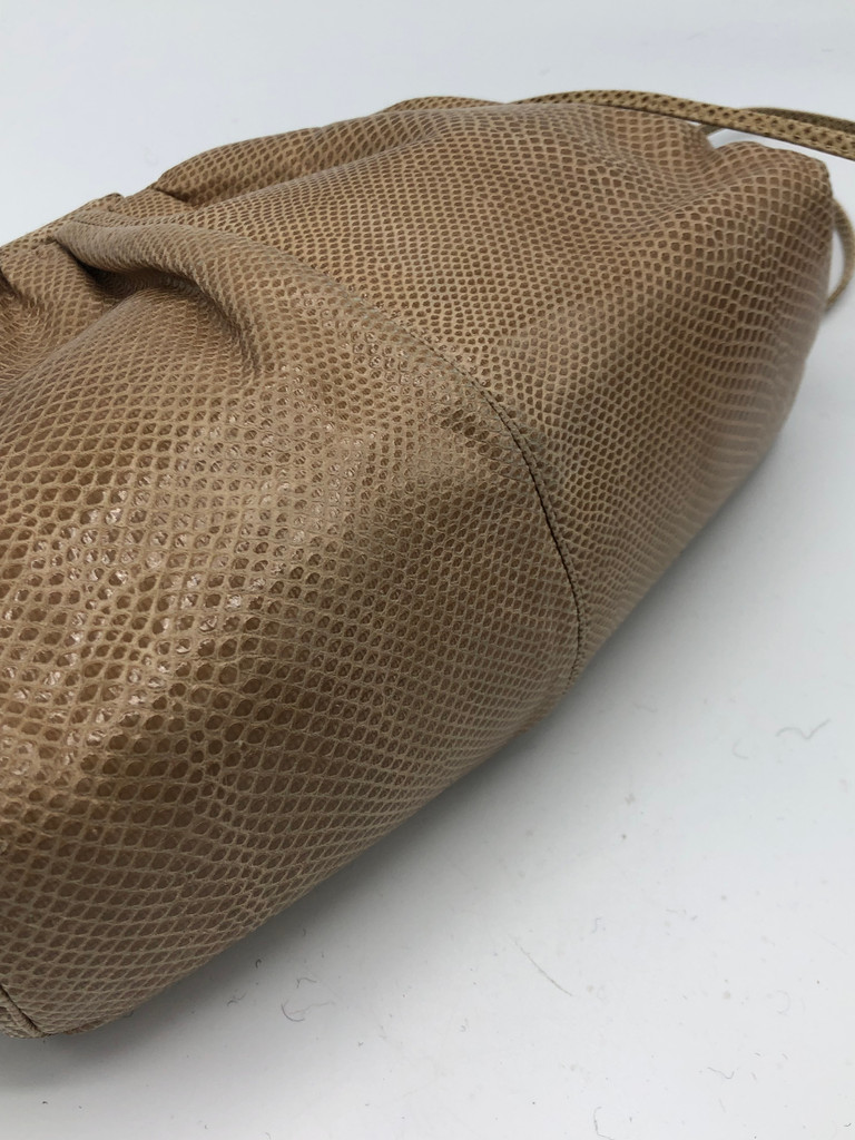 Judith Leiber snake skin bag