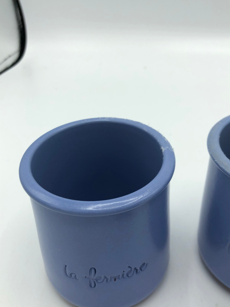 "La Fermiere"  blue cups