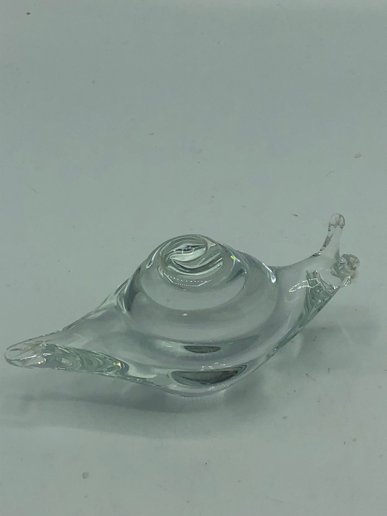 Glass Snail paperweight