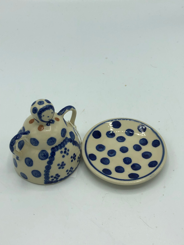 Polish pottery cheese Lady Wiza