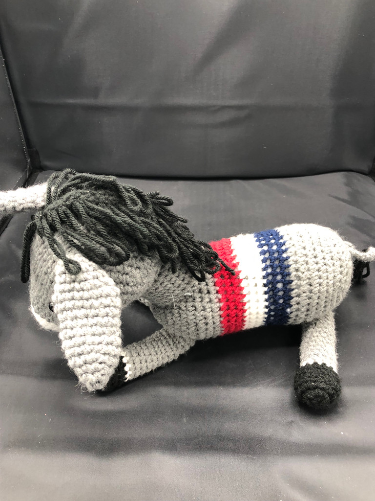 Hand Knitted donkey