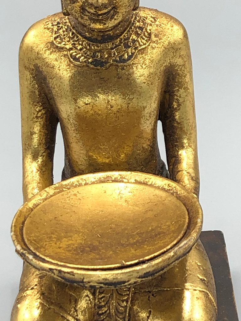 Gold painted Buddha Statue