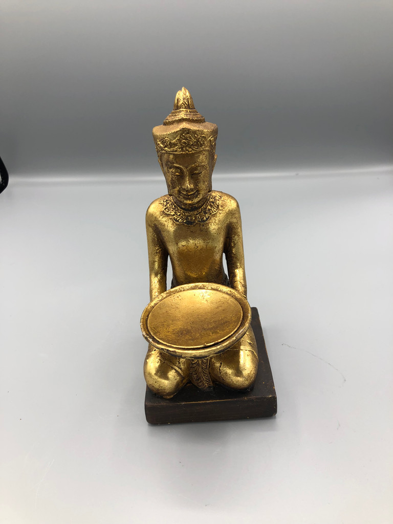 Gold painted Buddha Statue