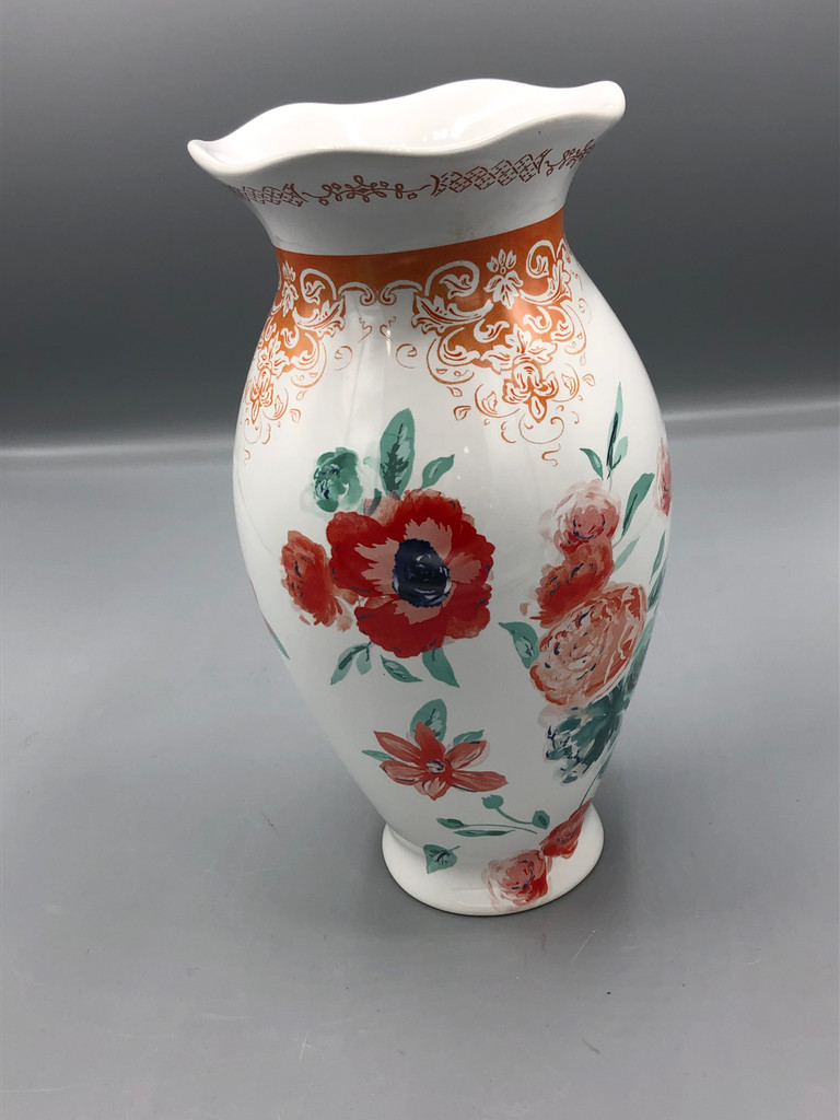 Hallmark Patina Vie Ceramic Floral Vase