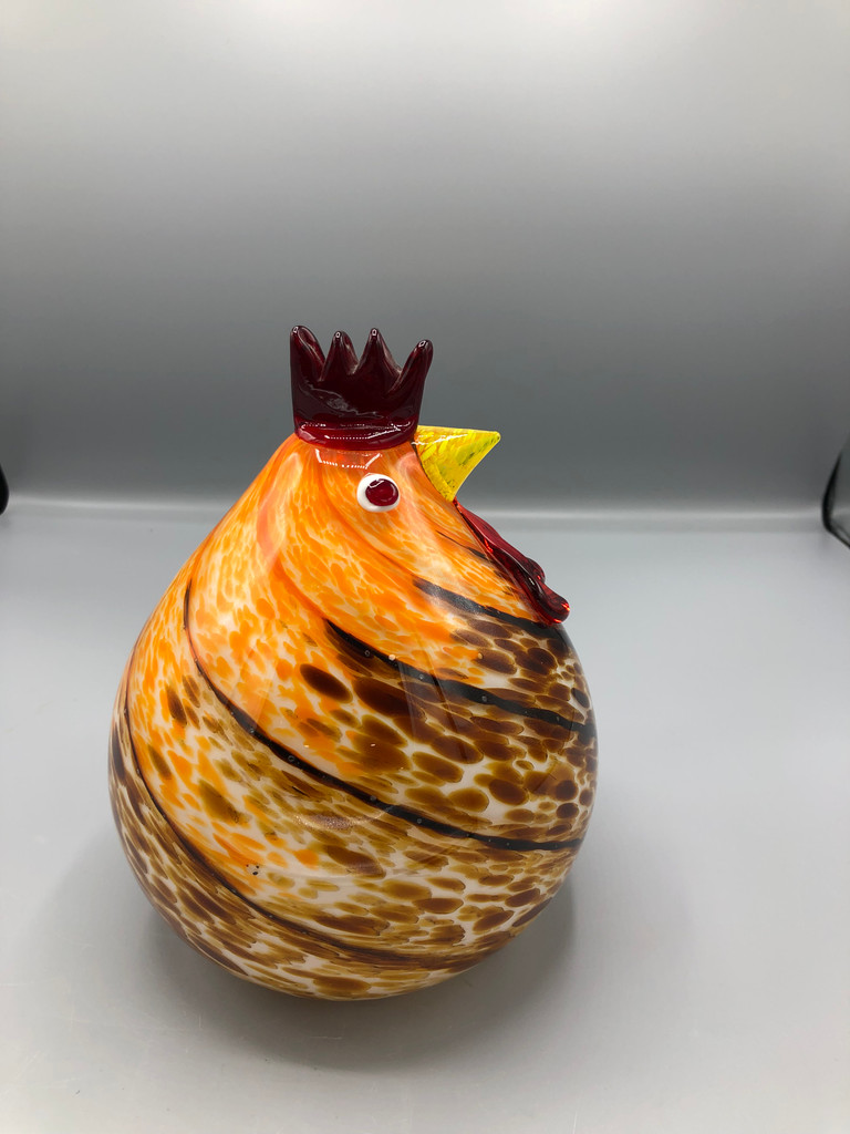 Vintage Murano Large Blown Rooster