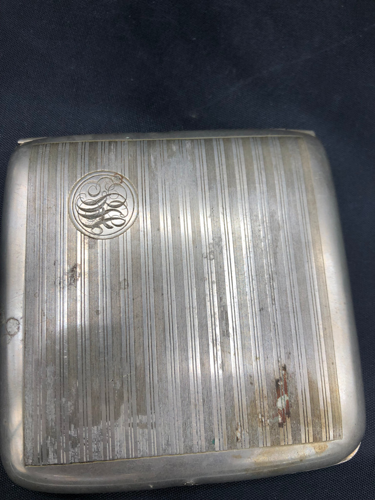 1898 English Sterling Silver Cigarette Case