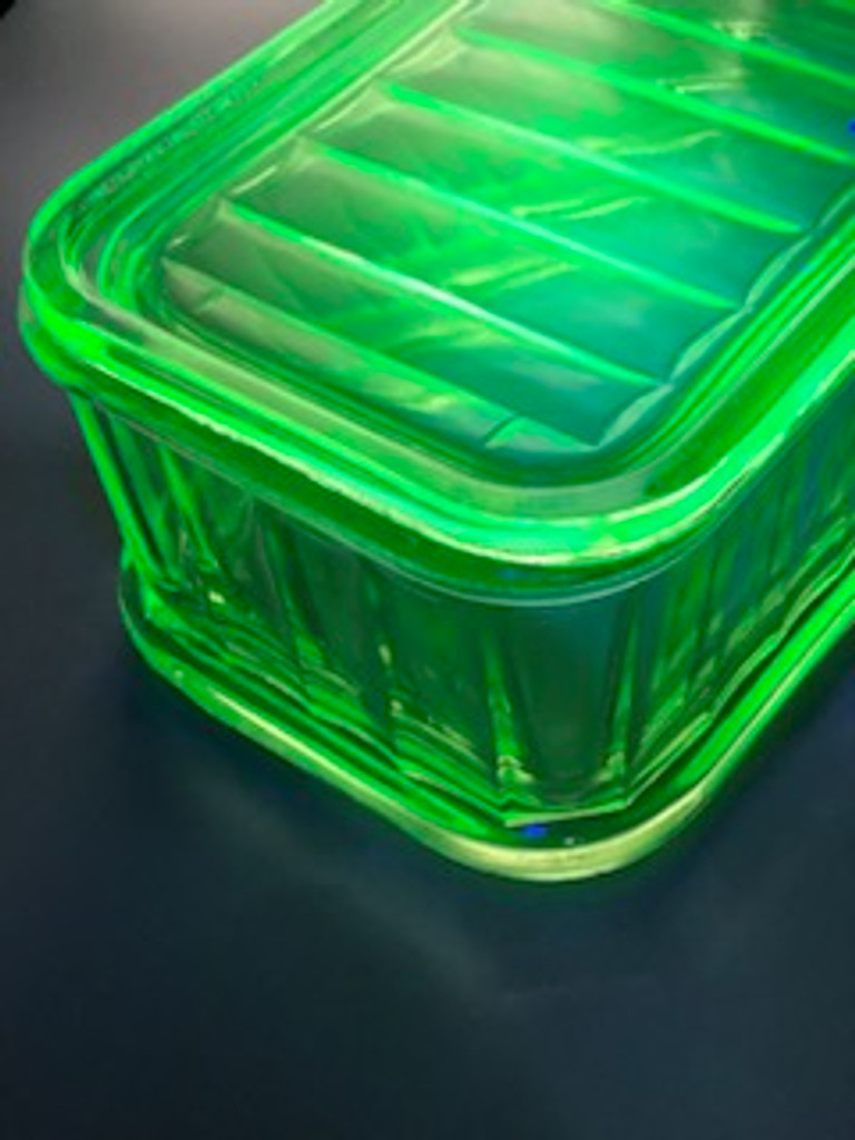 Paneled green Refrigerator dish