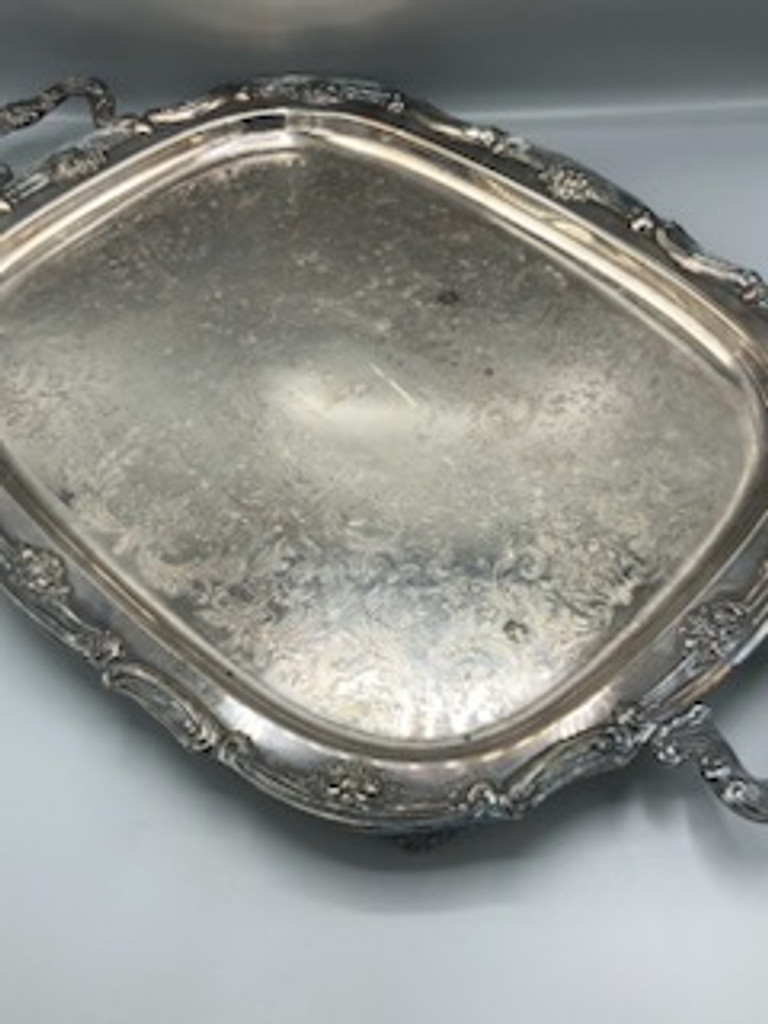 Vintage Silver plate tray