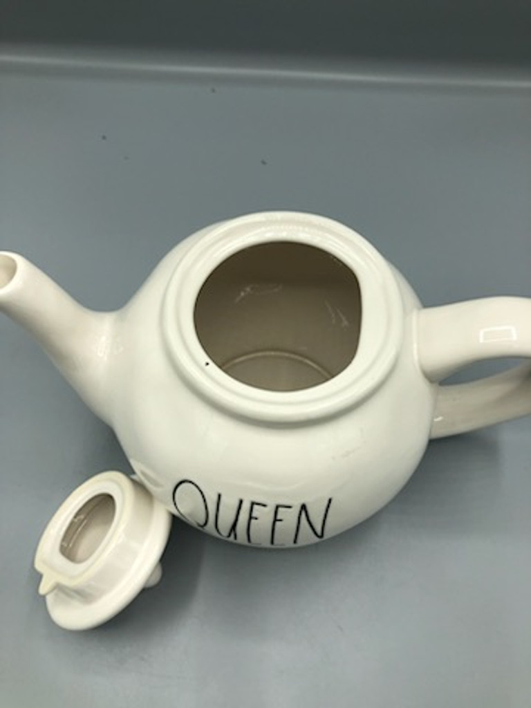 Rae Dunn Queen teapot