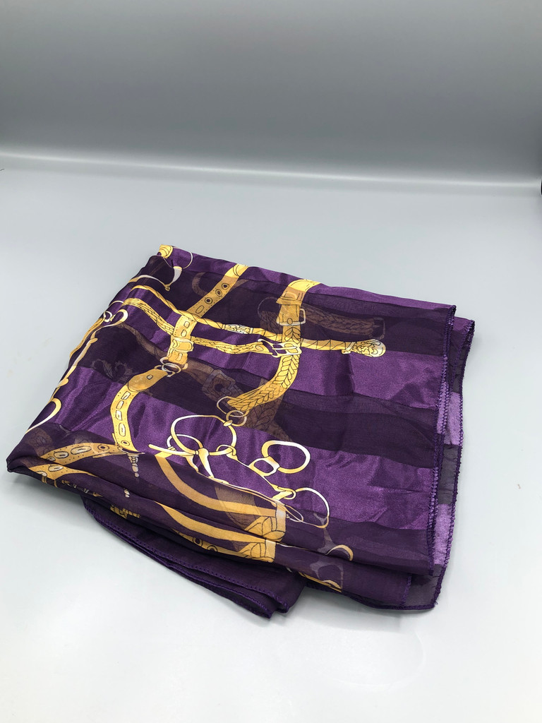 Purple & Gold scarf
