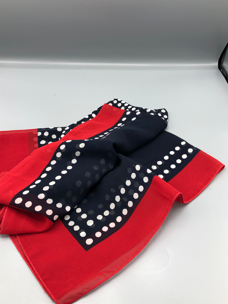 Red & Navy Scarf