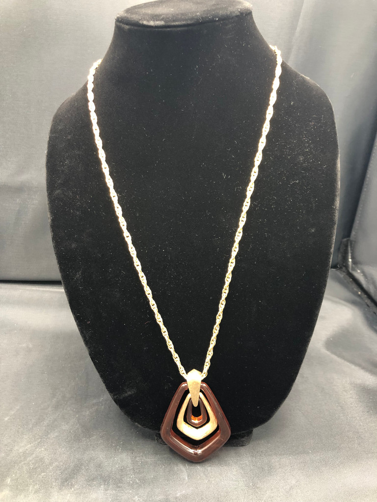 Brown and Gold  Necklace