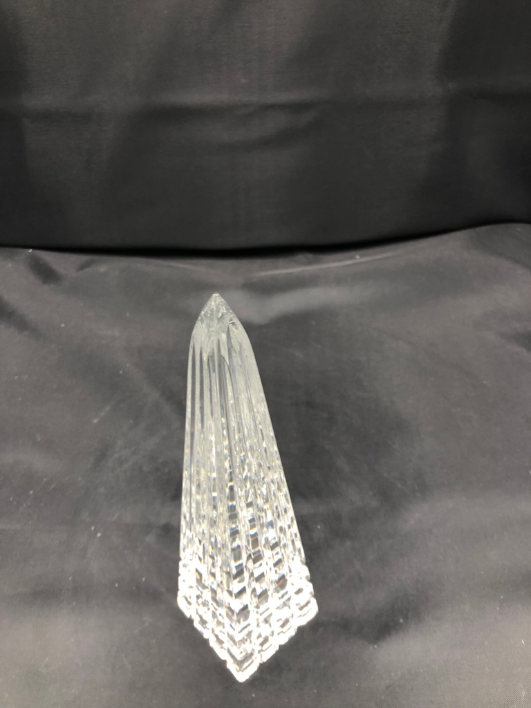 Waterford cut Crystal Obelisk