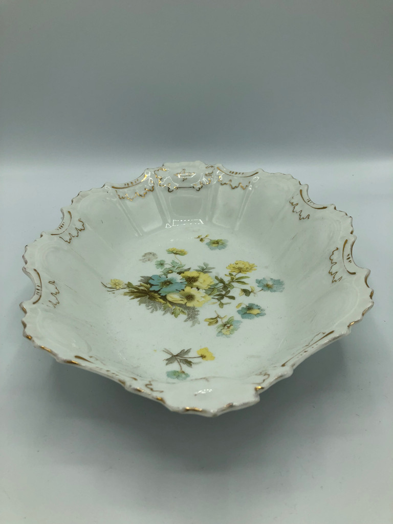 Vintage Flowered Bowl