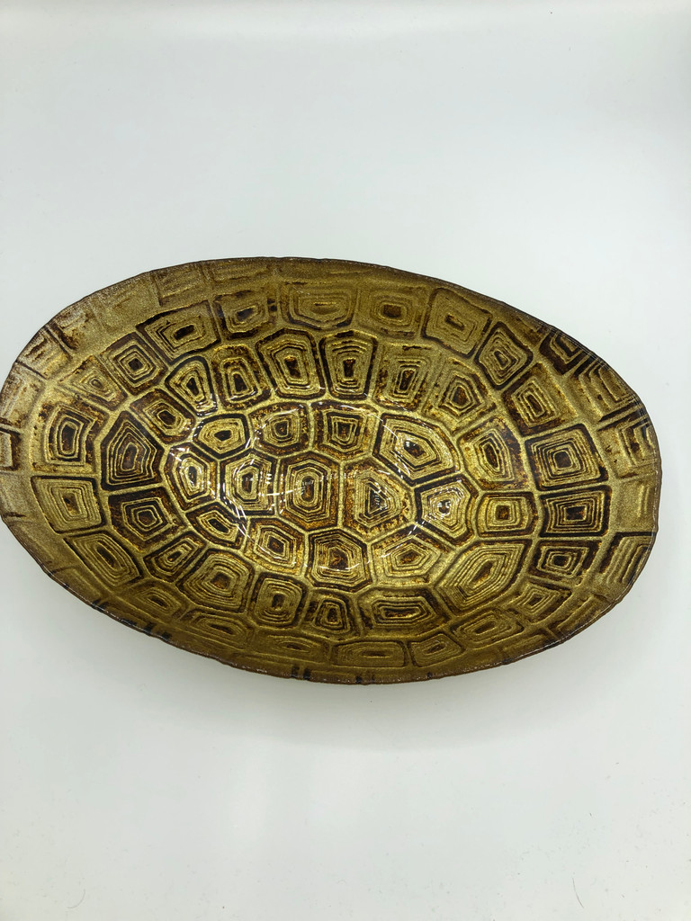 Hand Crafted Large Turtle themed Bowl