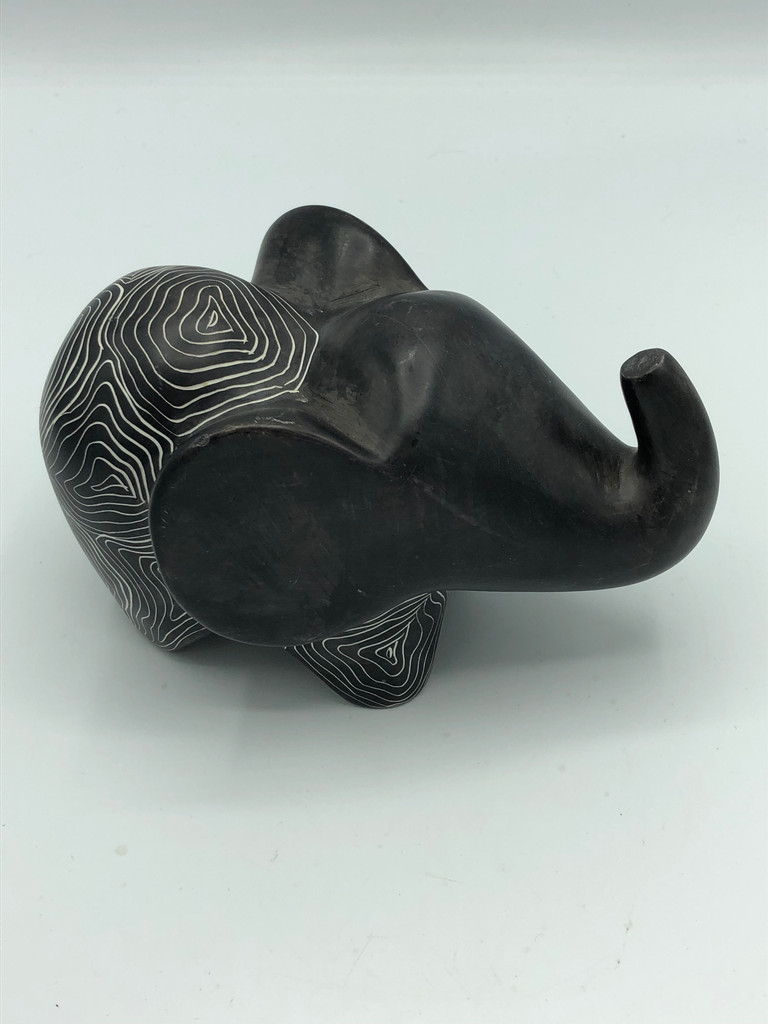 Kissii Soapstone Black Elephant