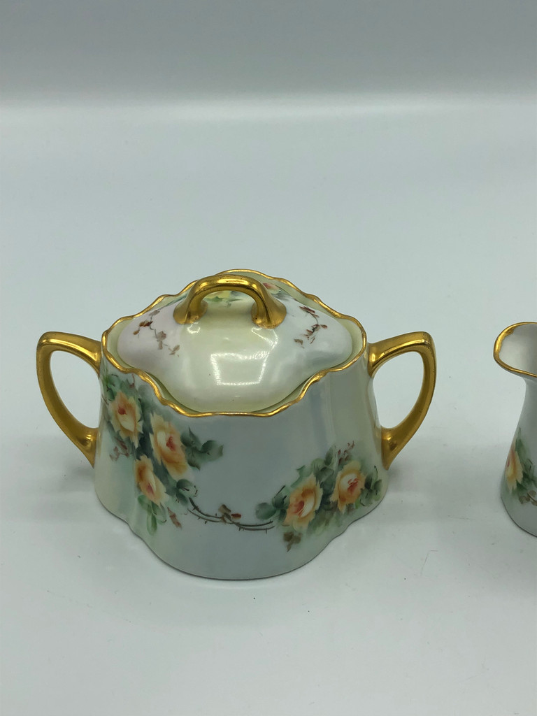 Art Nouveau Bavaria Sugar & Creamer