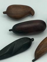 Wood Fruit Tray Set