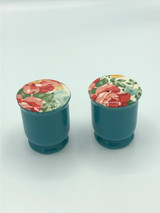 Floral salt & pepper shakers
