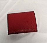 Faux Leather Red Wallet