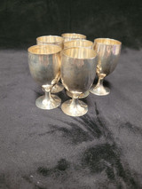 Leonard EPNS Set of 6 Mini Goblets