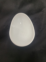 Vintage Limoges France Egg Shaped Box White Porcelain
